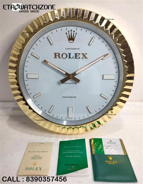 original rolex wall clock price|Rolex wall clock for sale.